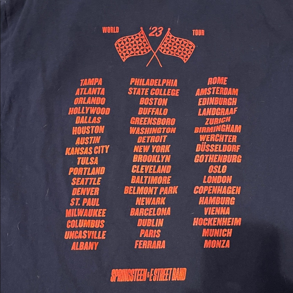 Springsteen Navy Graphic Tee - Picture 4 of 4